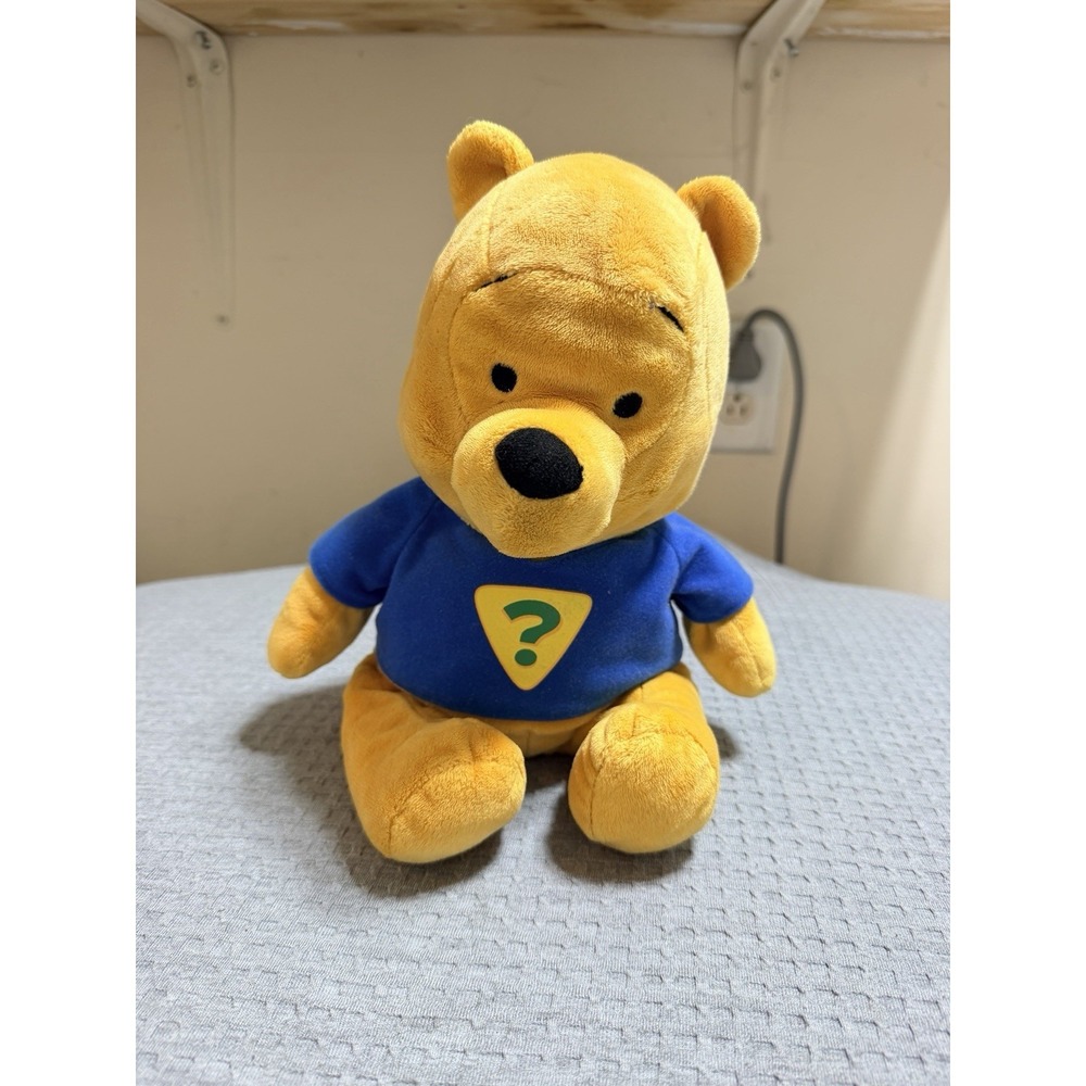Disney Winnie the Pooh Super Sleuth Hero 13.5" Plush No Headband